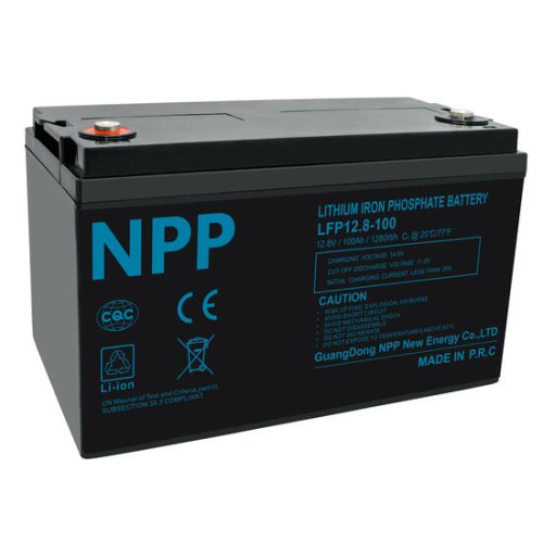 Аккумулятор стационарные (LiFePO4) 12.8 V 100 Ah