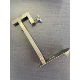 Струбцина для крепления датчика эхолота быстросъемная из нержавеющей стали