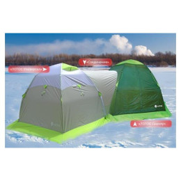 Соединение палаток ЛОТОС 3/5 (салатовый, ПУ1000)