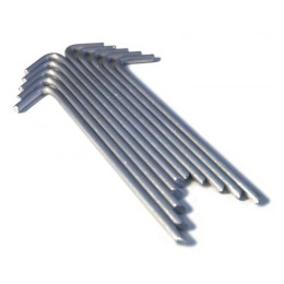 Колышки в чехле (алюм. сплав, 6,0х170мм, комплект 20 шт)