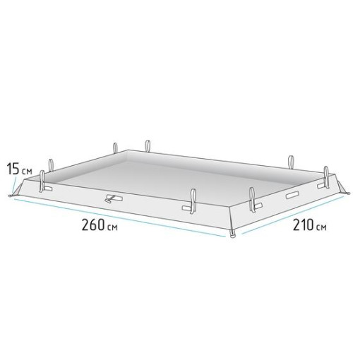Дно гидроизоляционное Лотос Куб 3 (210x210)