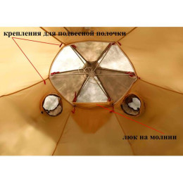 Внутренний тент-капсула Легкий ЛОТОС-5У (огн.клапан)