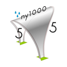 Соединение палаток ЛОТОС 5/5 (салатовый, ПУ1000)