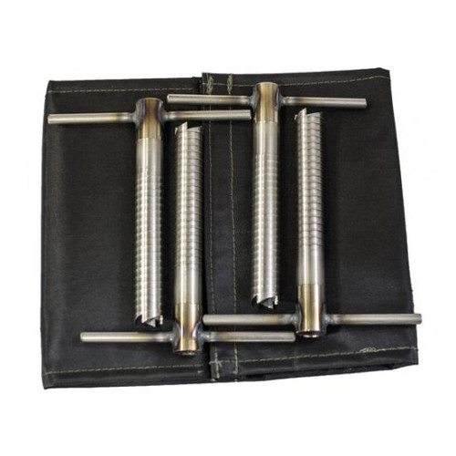 Ввертыши (Неподвижная ручка, нерж.сталь 16*1,5*200 мм, комплект 4 шт)