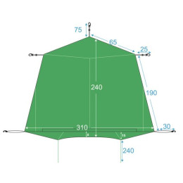 Козырёк Лотос 3 (Летний)