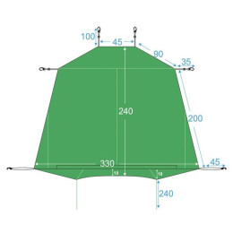 Козырёк Лотос 5 (Летний)
