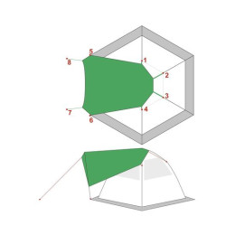 Козырёк Лотос 5 (Летний)