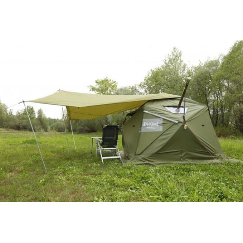 Козырек навесной для палатки Лотос КубоЗонт 4 (в сборе со стойками)