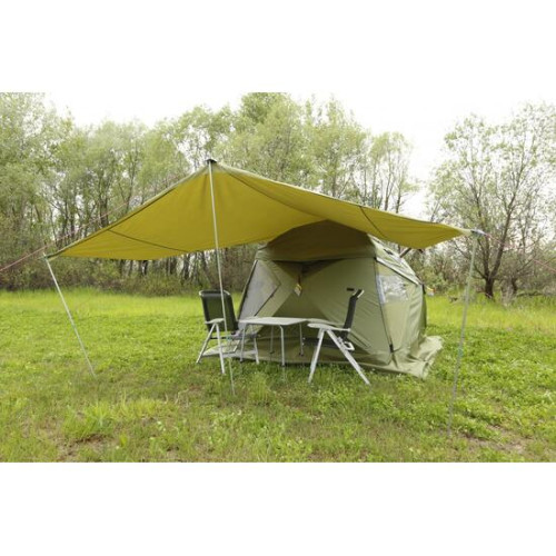 Козырек навесной для палатки Лотос КубоЗонт 4 (в сборе со стойками)