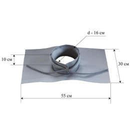 Клапан огнеупорный для палаток ЛОТОС КУБ (кремнезем 1000°С)