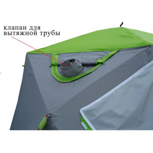Клапан под вытяжную трубу теплообменника для палаток ЛОТОС КУБ