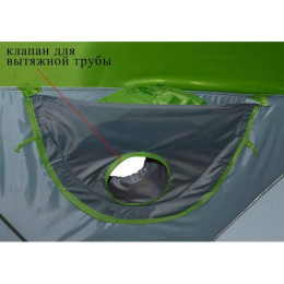 Клапан под вытяжную трубу теплообменника для палаток ЛОТОС КУБ