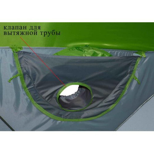 Клапан под вытяжную трубу теплообменника для палаток ЛОТОС КУБ