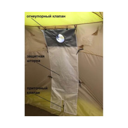 Внутренний тент легкий зимний Лотос Куб 4 188х260х210 (Зимний)