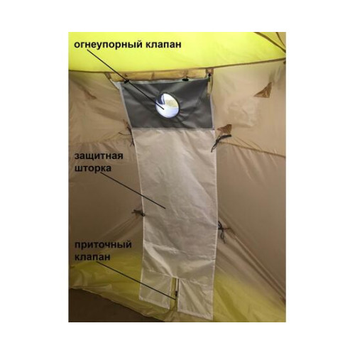 Внутренний тент легкий зимний Лотос Куб 4 188х260х210 (Зимний)