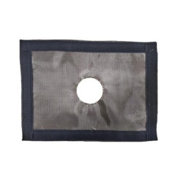 Окно выход под трубу из негорючей ткани