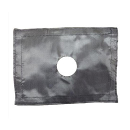 Окно выход под трубу из негорючей ткани