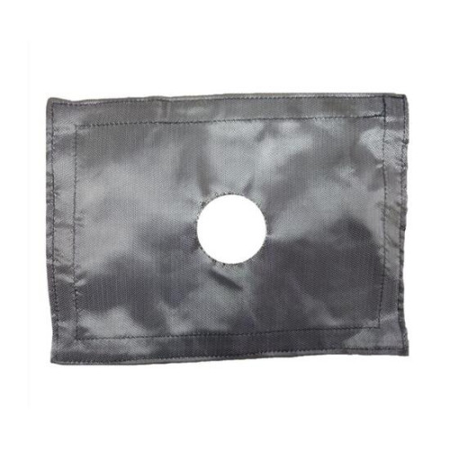 Окно выход под трубу из негорючей ткани