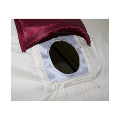 Термостойкая накладка на окно под газоотводную трубу D 100 мм