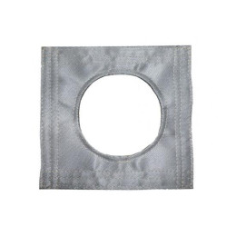 Термостойкая накладка на окно под газоотводную трубу D 100 мм