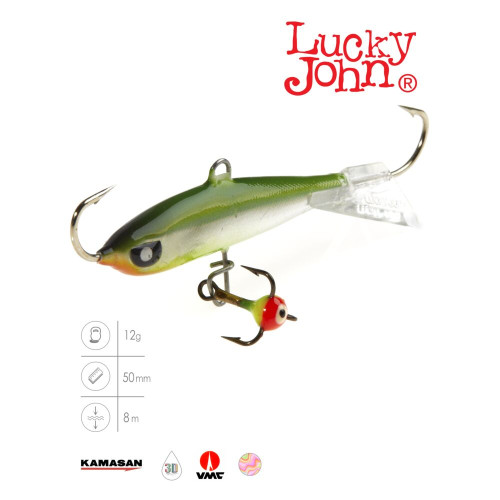 Балансир Lucky John NORDIC 4 + тр. 40мм/13H блистер