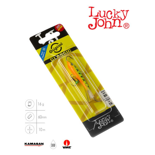 Балансир Lucky John CLASSIC 6 + тр. 60мм/13H блистер