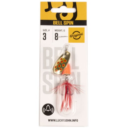 Блесна вращ. Lucky John BELL SPIN 03 08.5г GRD