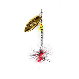 Блесна вращ. Lucky John TRIAN BLADE LONG 12.0г 001 в блистере