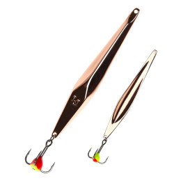 Блесна вертикал. зим. Lucky John SHINER 55мм Tiger блистер