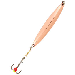 Блесна вертикал. зим. Lucky John NAIL BLADE с цеп. и тр. 45мм G блистер