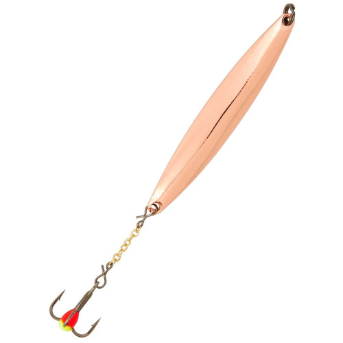 Блесна вертикал. зим. Lucky John NAIL BLADE с цеп. и тр. 45мм G блистер