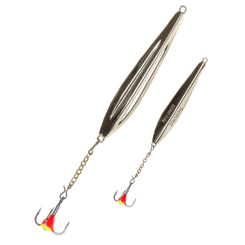 Блесна вертикал. зим. Lucky John FIN BLADE с цеп. и kр. 60мм S блистер