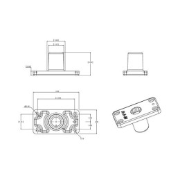 Держатель спиннинга RAM Tube Jr. RAP-390-RB-NB