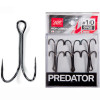 Крючки-двойники Lucky John PREDATOR сер. LJH121 разм.006 8 шт.