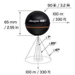 Беспроводной эхолот Deeper PRO +2