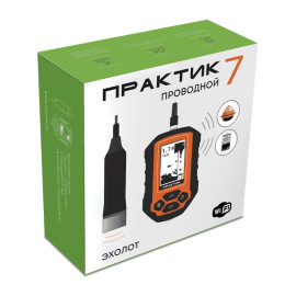 Эхолот Практик 7 BWF + Проводной датчик 7 BWF