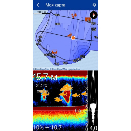 Эхолот Практик 7 BWF