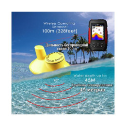 Беспроводной эхолот Lucky FL 168 LiC-W