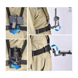 Регулируемый держатель-зажим для эхолотов Практик Профи и мобильных телефонов