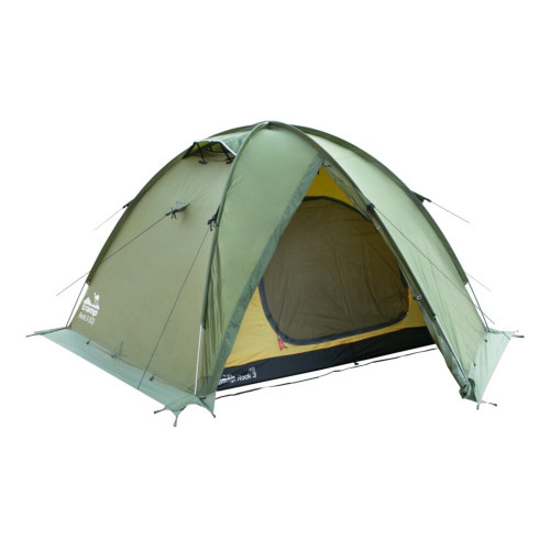 Палатка Экспедиционная Tramp Rock 3 Green (V2)