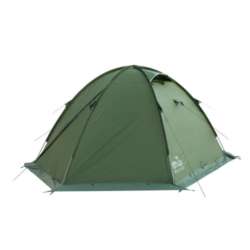 Палатка Экспедиционная Tramp Rock 3 Green (V2)
