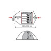 Палатка Экспедиционная Tramp Mountain 3 Green (V2)