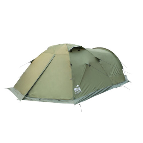 Палатка Экспедиционная Tramp Cave 3 Green (V2)