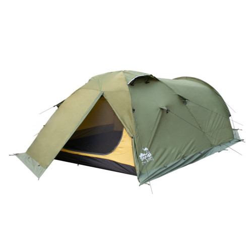 Палатка Экспедиционная Tramp Cave 3 Green (V2)