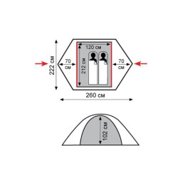 Палатка Экспедиционная Tramp Sarma 2 Green (V2)