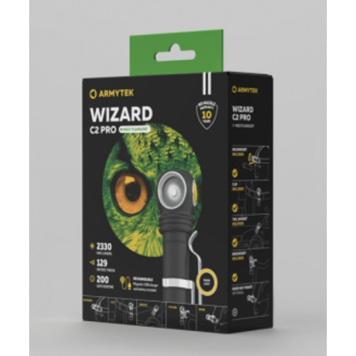 Фонарь Armytek Wizard C2 Pro Magnet USB
