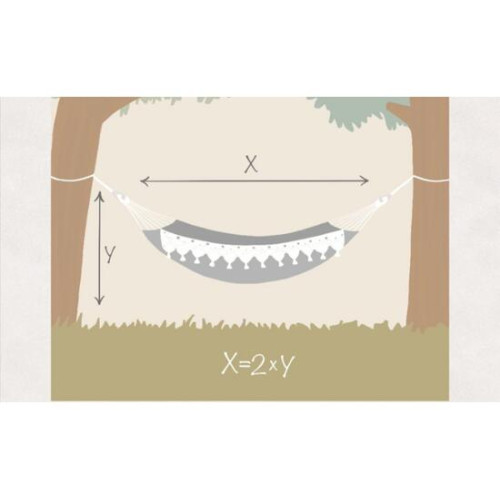 Гамак без брусков Василёк