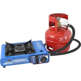 Плита наст. газовая СЛЕДОПЫТ "UltrA", керамическая (с переходником)