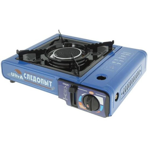 Плита наст. газовая СЛЕДОПЫТ "UltrA", керамическая (с переходником)
