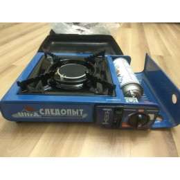 Плита наст. газовая СЛЕДОПЫТ "UltrA", керамическая (с переходником)